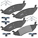 Semi-Metallic Brake Pads - Rear (4-Pad Set)