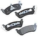 Semi-Metallic Brake Pads - (4-Pad Set)