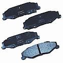 Brake Pads: Semi-metallic, Long Life and Quiet