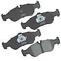 Brake Pads: Semi-metallic, Long Life and Quiet