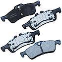 Brake Pads: With Hardware, Semi-metallic, Long Life and Quiet