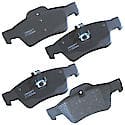 Brake Pads: With Hardware, Ceramic, Long Life and Quiet