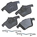 Brake Pads: With Hardware, Semi-metallic, Long Life and Quiet