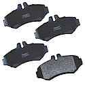 Brake Pads: Semi-metallic, Long Life and Quiet