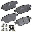 Brake Pads: With Hardware, Ceramic, Long Life and Quiet