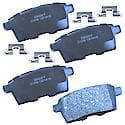 Brake Pads: With Hardware, Ceramic, Long Life and Quiet