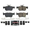 Z23 Daily Driver Carbon-Fiber Ceramic Brake Pads with Hardware Kit - Rear