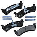 Semi-Metallic Brake Pads - (4-Pad Set)