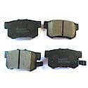 Organic Brake Pads - Rear (4-Pad Set)