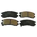 Organic Brake Pads - Rear (4-Pad Set)