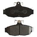 Semi-Metallic Brake Pads - Rear (4-Pad Set)