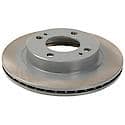 Run-True Metallurgic-Gray Coated Brake Disc (Rotor)