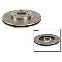 Run-True Metallurgic-Gray Coated Brake Disc (Rotor)