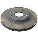 Run-True Metallurgic-Gray Coated Brake Disc (Rotor)