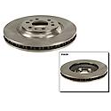 Run-True Metallurgic-Gray Coated Brake Disc (Rotor)