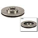 Run-True Metallurgic-Gray Coated Brake Disc (Rotor)