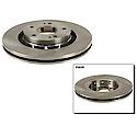 Run-True Metallurgic-Gray Coated Brake Disc (Rotor)