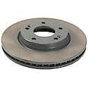 Run-True Metallurgic-Gray Coated Brake Disc (Rotor)