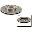 Run-True Metallurgic-Gray Coated Brake Disc (Rotor)