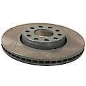 Run-True Metallurgic-Gray Coated Brake Disc (Rotor)