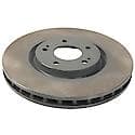 Run-True Metallurgic-Gray Coated Brake Disc (Rotor)