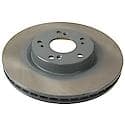 Run-True Metallurgic-Gray Coated Brake Disc (Rotor)