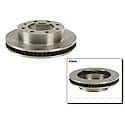 Run-True Metallurgic-Gray Coated Brake Disc (Rotor)