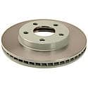 Run-True Metallurgic-Gray Coated Brake Disc (Rotor)