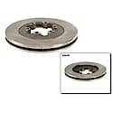 Run-True Metallurgic-Gray Coated Brake Disc (Rotor)