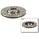 Run-True Metallurgic-Gray Coated Brake Disc (Rotor)