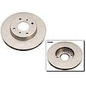 Run-True Metallurgic-Gray Coated Brake Disc (Rotor)