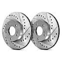 Select Sport Drilled and Slotted Brake Rotor