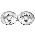 Evolution Performance Drilled, Slotted Plated Brake Rotor Pair