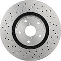 Premium UV Coated Xtra Cross Drilled Brake Rotor