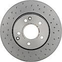 Premium UV Coated Xtra Cross Drilled Brake Rotor
