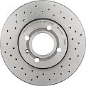 Premium UV Coated Xtra Cross Drilled Brake Rotor