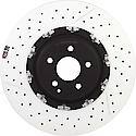 Premium Floating Two Piece UV Coated Vented Drilled And Slotted Brake Rotor