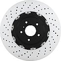 Premium Floating Two Piece UV Coated Vented Drilled And Slotted Brake Rotor