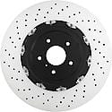 Premium Floating Two Piece UV Coated Vented Drilled And Slotted Brake Rotor