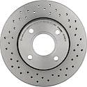 Premium UV Coated Xtra Cross Drilled Brake Rotor