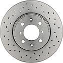 Premium UV Coated Xtra Cross Drilled Brake Rotor