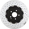 Premium Floating Two Piece UV Coated Vented Drilled And Slotted Brake Rotor