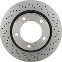 Premium UV Coated Xtra Cross Drilled Brake Rotor