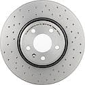 Premium UV Coated Xtra Cross Drilled Brake Rotor