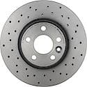 Premium UV Coated Xtra Cross Drilled Brake Rotor