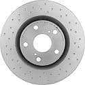 Premium UV Coated Xtra Cross Drilled Brake Rotor