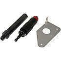 HVAC Blend Door Repair Kit: Actuator Repair Sleeve; Mounting Plate; Precision Hole Saw Tool, 1 Pack