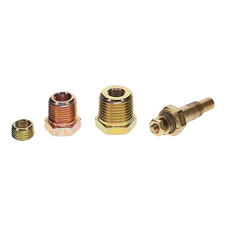 Oil Temp Sender - Temp, Kit, 140-320 deg.F, 1/8" Nptf, 5/8" Hex, Adapters: 1/4" 3/8" 1/2" Pt, 1 kit, sold by kit