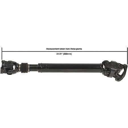 Drive Shaft: Not Greasable, Direct Replacement