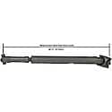 Drive Shaft: Not Greasable, Direct Replacement